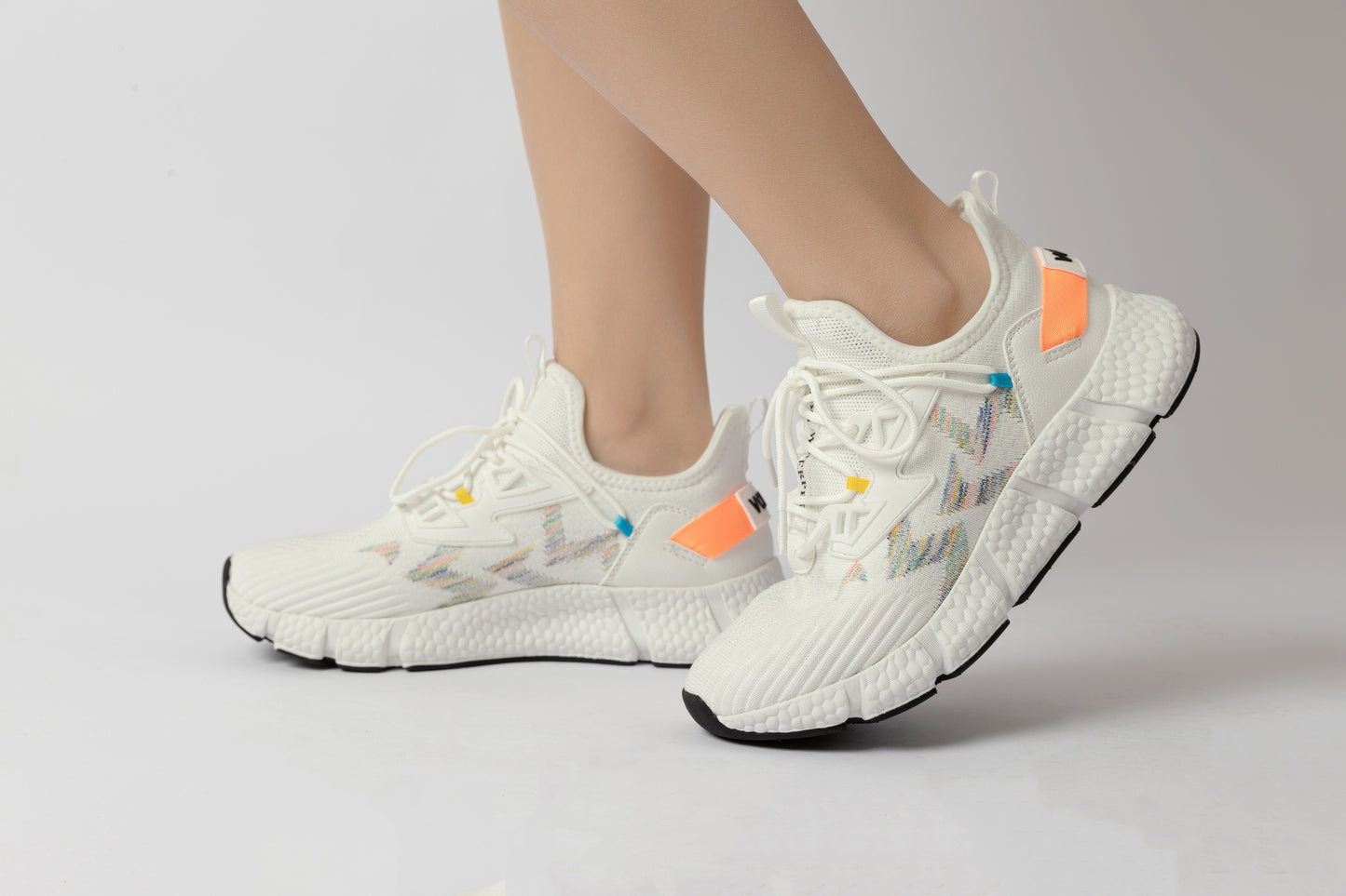 Waterproof Massage Sneaker Shark White | LightCityMall