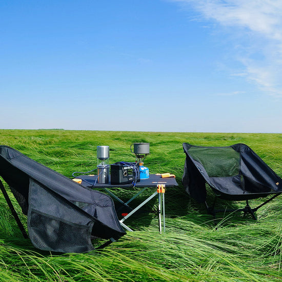 **Exclusive Offer** ECOeshiner - Backpack-Size Foldable Solar Table (Ready Stock)