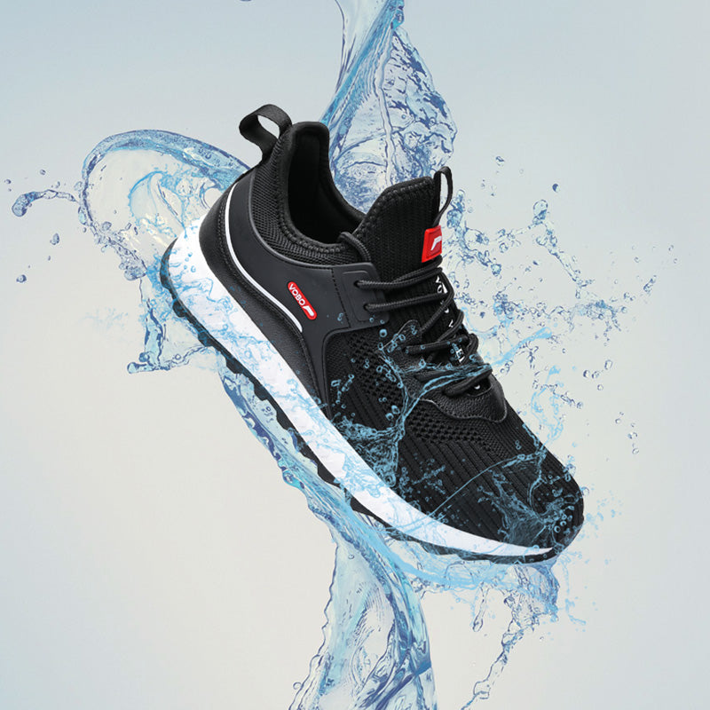 超防水性と高通気性を両立！究極の防水スニーカー「VOBO-ウォボ-」 独自開発エラ呼吸原理＆ドイツ発、双方向防水通気膜技術搭載！ 【先端高分子ナノ汚れ防止技術で耐久性も】