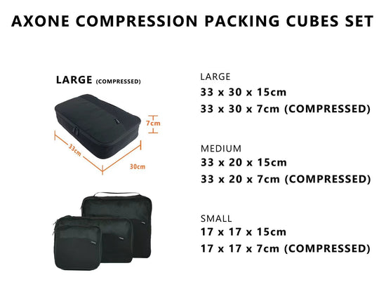 **Exclusive Offer Now** AXONE Packing Cube (Ready Stock)