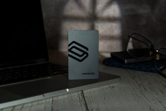 SPIDERCARD - The 1st Revolution Digital Business NFC Card (Moon Black) (Ready Stock)