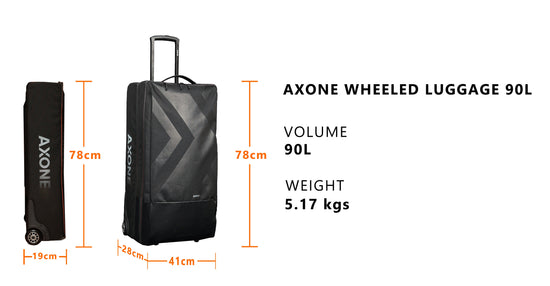 **Exclusive Offer Now** AXONE Wheeled Luggage 90L (Ready Stock)