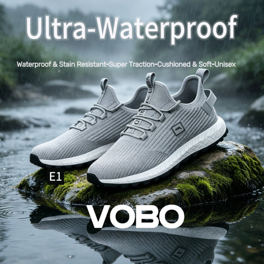 VOBO™ Men's Waterproof Outdoor Hiking & Trekking Sneakers - Slip-Resistant Athletic Walking Shoes